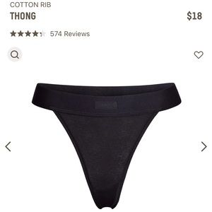 Brand new with tag Skims cotton thong